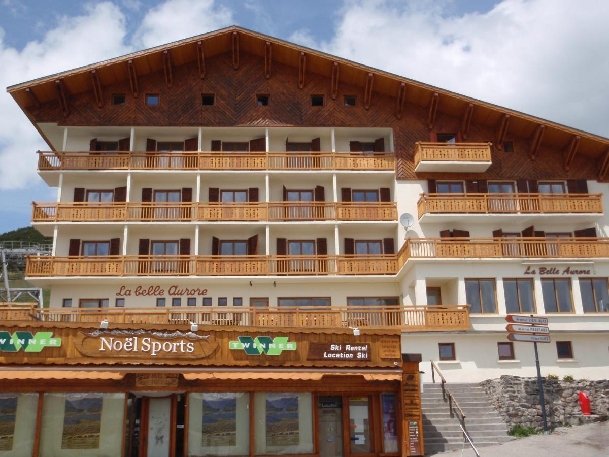 Hotel La Belle Aurore Alpe d'Huez ภายนอก รูปภาพ