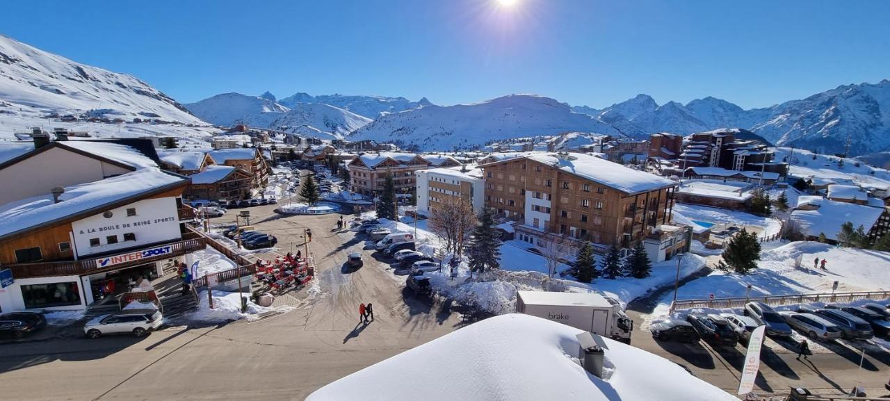 Hotel La Belle Aurore Alpe d'Huez ภายนอก รูปภาพ